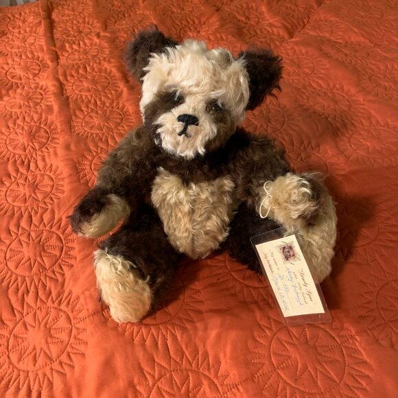 Handmade mohair panda